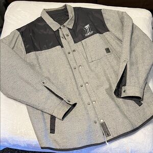 Harley-Davidson Gray and Black Shirt Jacket